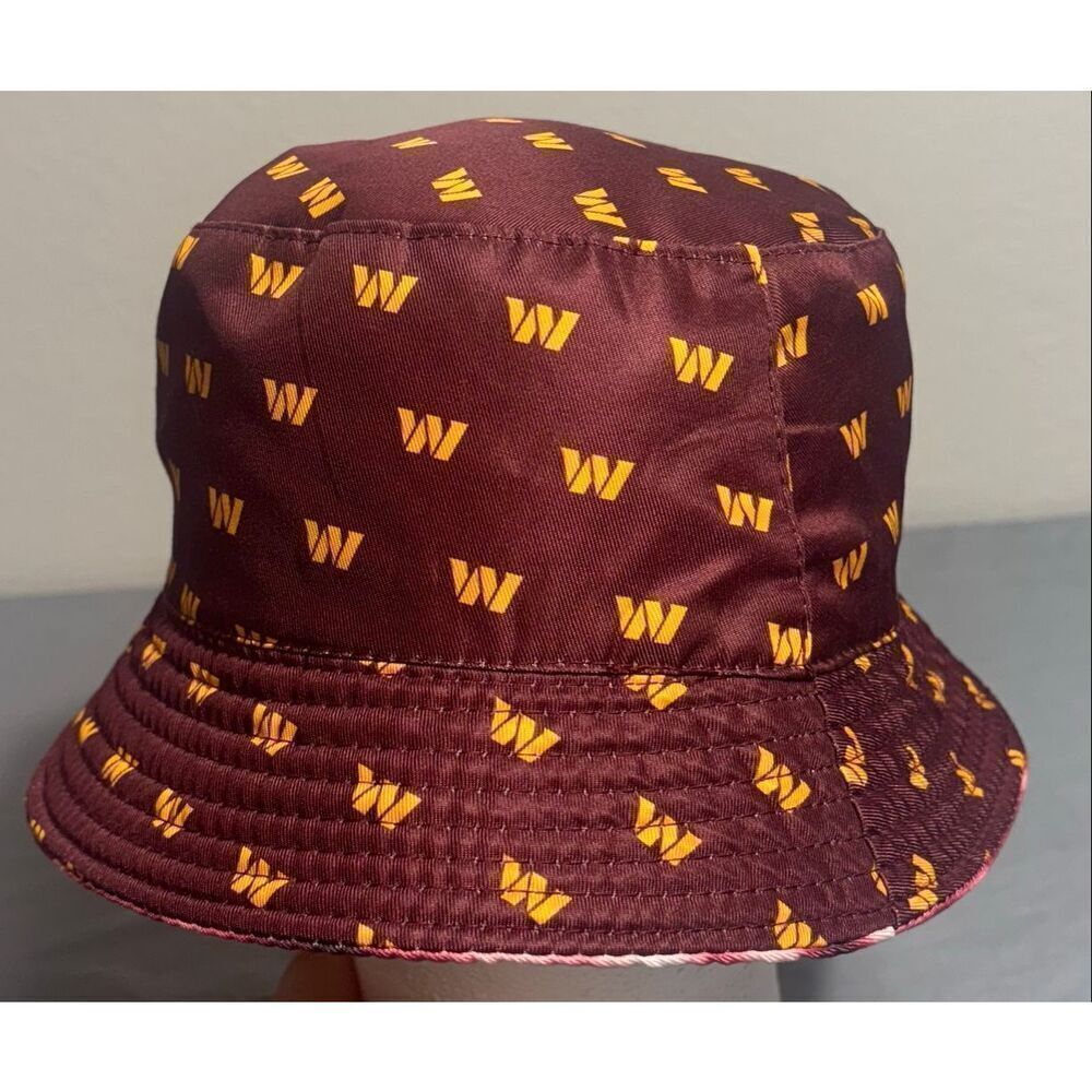 Washington Commanders Redskins NFL Bucket Hat Cap Tie Dye Reversible Adult